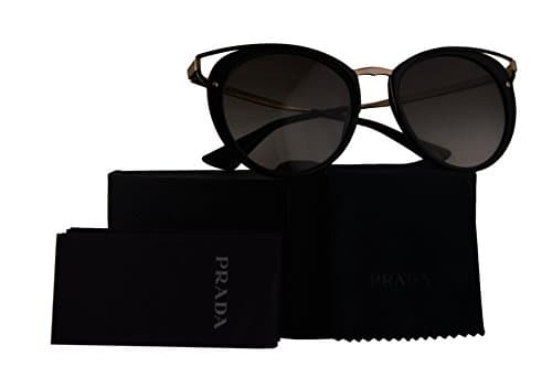 Prada Authentic Sunglasses PR66TS Black w/Grey Gradient Lens 1AB0A7 SPR66T PR 66TS SPR 66T (54mm)