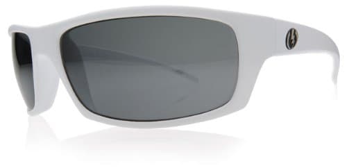 Electric Visual Technician Polarized Sunglasses,Gloss White Frame/Grey Polarized Lens,one size