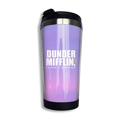 Uguccgi Dunder Mifflin Paper Lnc Personalized Mugs Text Personalized Name Engraved Coffee Mug Customized Name Mug Stainless Steel DIY Cup