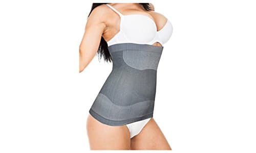 Skinny Compression Detox Ab Wrap Dark Grey