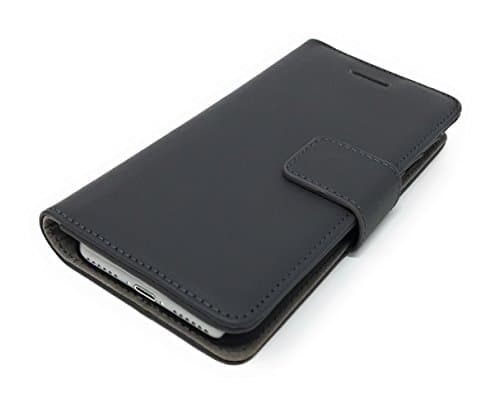 DFY Mobile Leather Wallet Case for Iphone 8/7 - with Protective cover and Magnetic Closure (Gray)