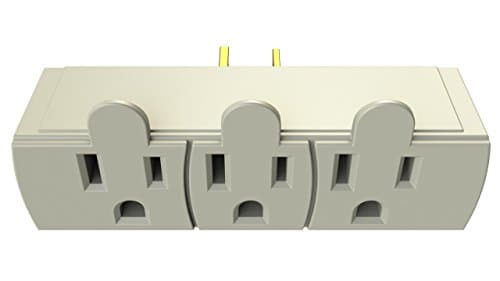 Outlet Extender Splitter Multi 3 Prong Plug Adapter - Grounded Stationary Adapters for Heavy Duty Grounding for Kitchen, Electrical, Household, Workshops, Industrial, Machinery, and Appliances