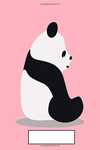 Pink Panda Notebook: Cute Pink Panda Composition Notebook Paperback – May 20, 2019