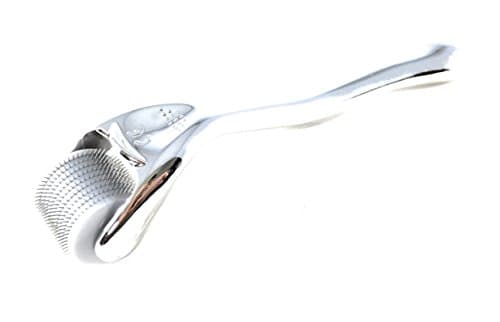 Blue Mar’s Modern Silver Derma Roller: Titanium Alloy Microneedles, 540 Microneedles (1.0 mm), Anti-Wrinkle, Anti-Scar, Skin Brightening tool