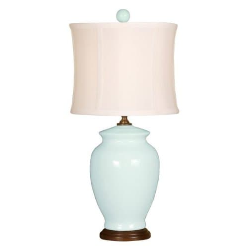 Ginger Jar Table Lamp (Sky) (18"H x 9"W x 9"D)