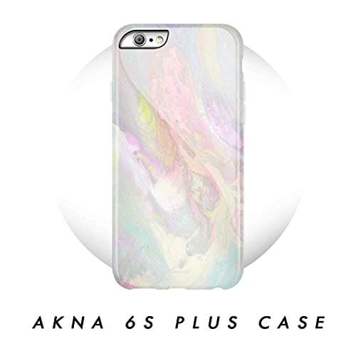 iPhone 6 Plus/iPhone 6s Plus case, Marble Pattern, Akna Hard Silicon Back Cover for Girls (823-U.S)