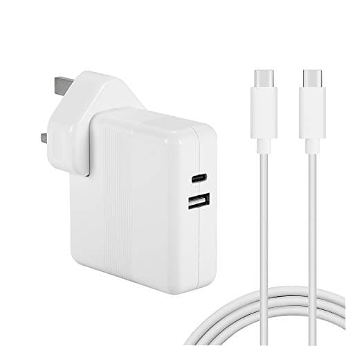 YLpower 87W USB-C Power Adapter Compatible with Macbook Pro 15 inch,for 85W Asus Xiaomi With One USB Port With USB-C to USB-C Cable …