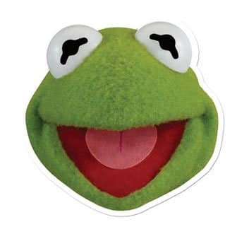 The Muppets Party - Kermit Face Mask
