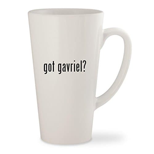 got gavriel? - White 17oz Ceramic Latte Mug Cup
