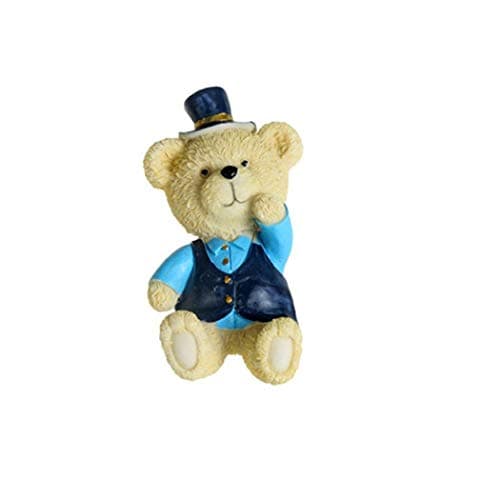 FHFF Sticky hook Kitchen Plug Bracket Organizer Socket Cord Animal Hooks Hooks Storage Home Cartoon Rack Blue Bear