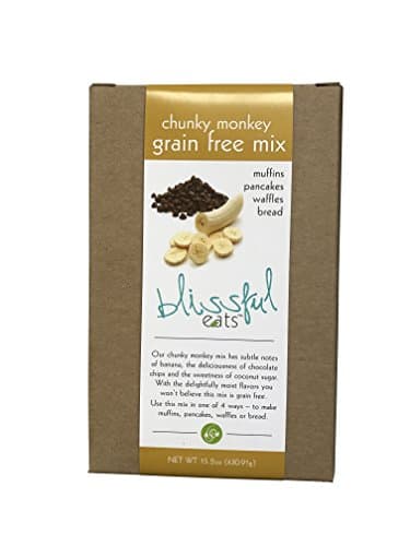 Blissful Eats - Chunky Monkey Grain Free Mix With Delightfully Moist Flavor - 3 Boxes