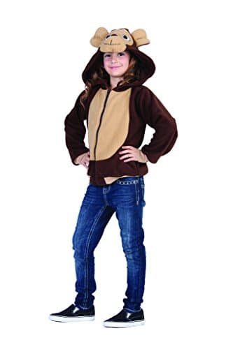 Monkey Hoodie Child Costume Large