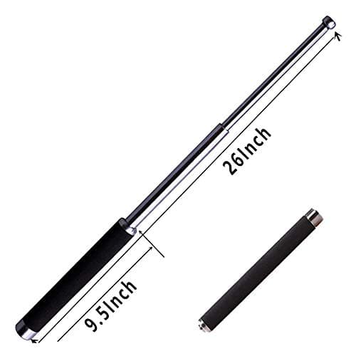 Vanno Multi Tool Survival Tools for Hiking or Home self Defense,Camping,Walking Security-Heavy Duty-Extensible 9 to 26 inches-retracts Back to a Comfortable Carry Size