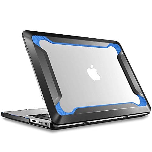 Bolete MacBook Pro 13 Case 2018 2017 2016 Release A1989/A1706/A1708, Dual Layer Hard Case Cover with TPU Bumper Compatible Apple MacBook Pro 13 inch, Blue