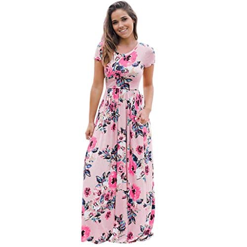 Women's Printed Long Maxi Sundress