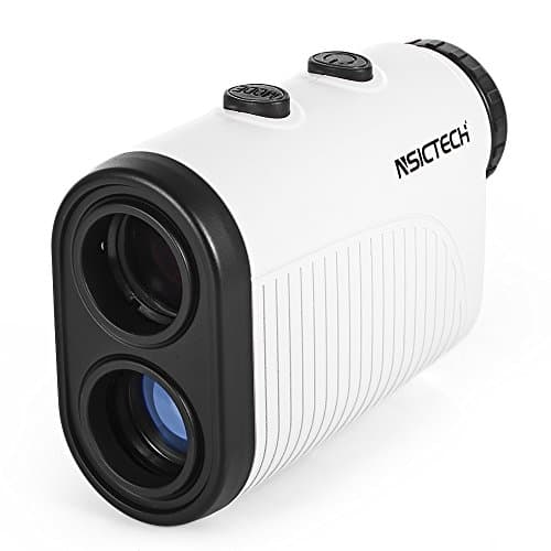 NSICTECH Golf Rangefinder, 550M Rangefinder Binocular Laser Distance Meter Hunting Golf Range finder Magnification 6X Waterproof 1m Distance/10-300 km/h Speed/-60-60° Angle