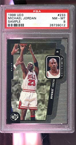1998-99 Upper Deck UD3 SAMPLE #233 Michael Jordan Insert NBA NM-MT PSA 8 Graded Basketball Card