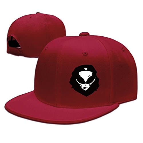 Alien Che Guevara Hip Hop Cool Baseball Cap Snapback Hat Unisex Red One Size