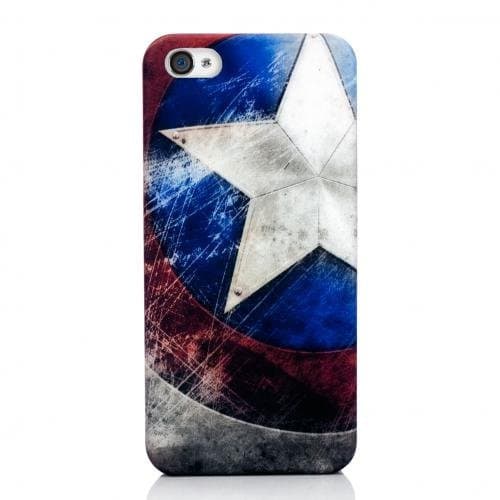 Marvel Legendary Armor Case for iPhone 5 & 5s Captain America Including Dust Plug
