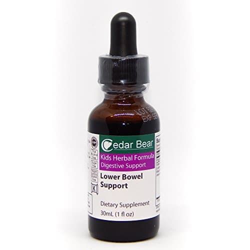 Lower Bowel Support for Kids 1 Fl Oz - Liquid Herbal Supplement by Cedar Bear Naturales