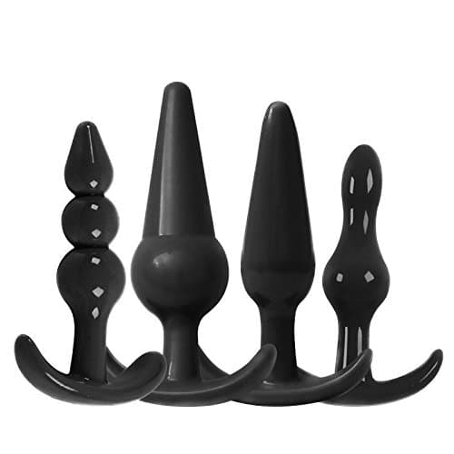 Medical Silicone Trainer Kit,Beginner Set,4pcs/Set Soft Plugs Toys for Women and Men