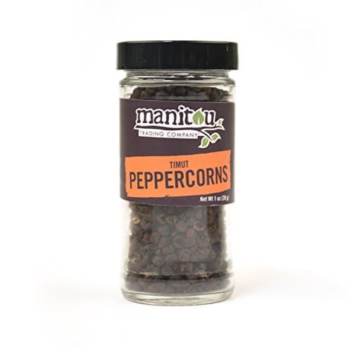 Timut Peppercorns, 1 Oz Glass Jar