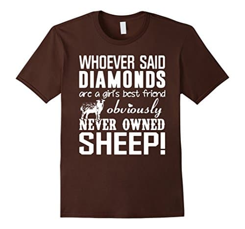 Mens Sheep Shirt - Sheep Tee Shirts Medium Brown