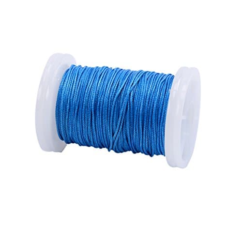 Archery Bowstring Serving Thread Wear-resistant Material 30 Meter 0.018" Protect and Repair for Various Bow Color Blue （pack of 1）