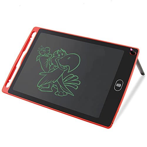LCD Writing Tablet 8.5-inch Digital Handwriting Drawing Pads for Kids Office Writing Board (Red)