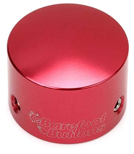 Barefoot Buttons V1 Tallboy Footswitch Cap - Red
