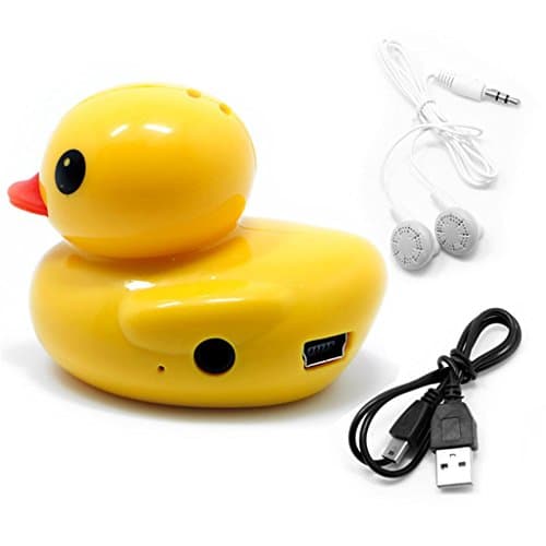 AiBii Portable Duck USB Mini Digital MP3 Music Player Support 32GB Micro SD TF Card