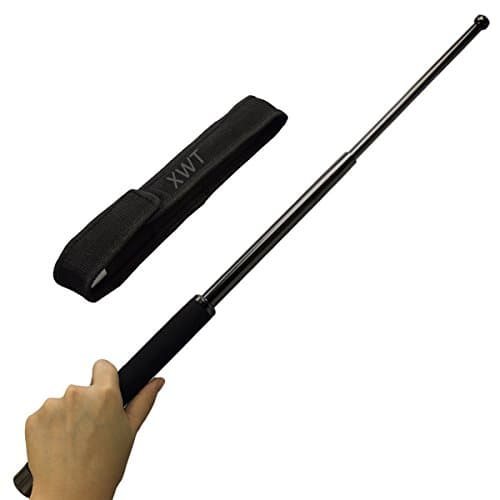 XWT Security Products Protect Tools Trekking Pole for Hiking Camping Night Running Includes Holder and Gift Box