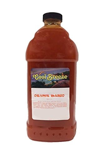 Cool Breeze Beverages Ready to Use Slush Mix, Orange/Mango, 1/2 gallon