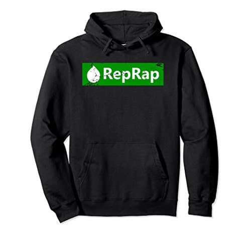 Unisex RepRap Hoodie Small Black