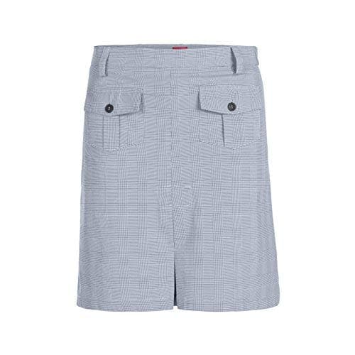 XFORE Womens Golf Performance Functional Tech Skort Skirt Grays With Stretch, Breathable In Grey/White, Size M