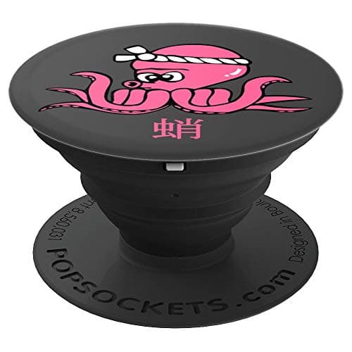 Takoyaki Japanese Octopus Expanding Pop Grip Mount Socket