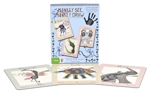 Discovery Bay Games Alex Beard Monkey See Monkey Draw Flash Cards