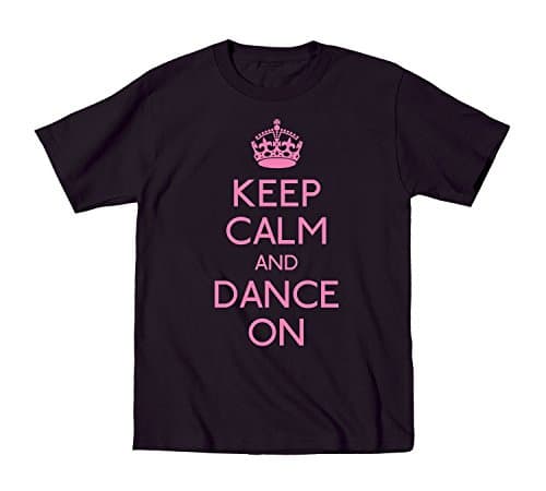 Keep Calm and Dance On Cool Cute Fun Dancer - Toddler T-Shirt - Black - 4T