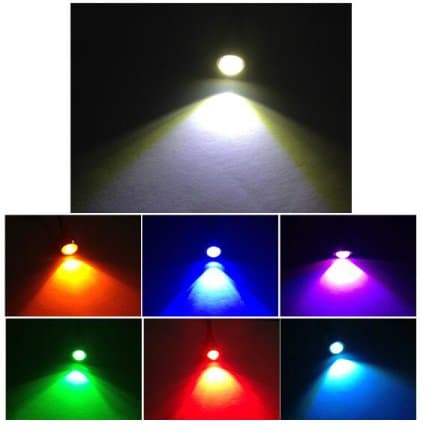 Pair Eagle Eye Daytime Running Lights Source Backup Reversing Parking Signal Lamp LED for Boat Marine Car SUV Off-Road Motorcycle(Purple)