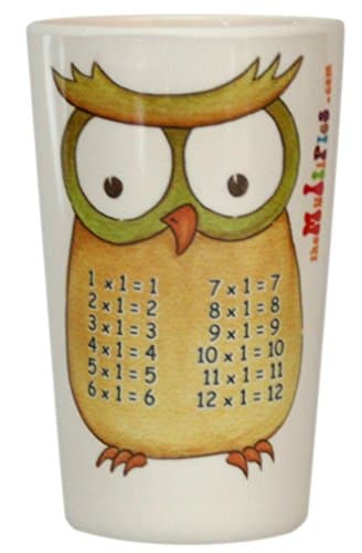 theMultiples Times Table Dinnerware Professor One Hoot 8 oz Melamine Tumbler