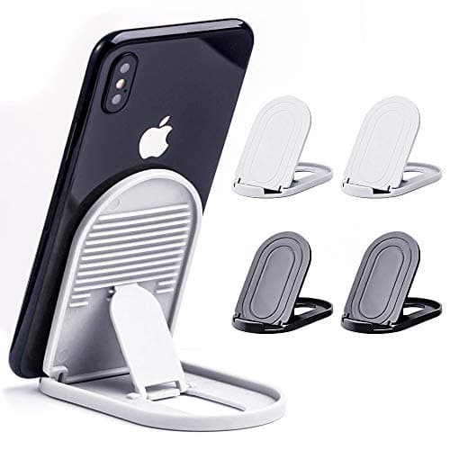 Cell Phone Stand 4 Pack, Portable Cell Phone Stand Desktop Cell Phone Holder Stand Adjustable Universal Multi-Angle Cradle for iPhone X/8/7 Plus/7/6s, Samsung Galaxy, Tablet Mini iPad (4-7.9 Inch)