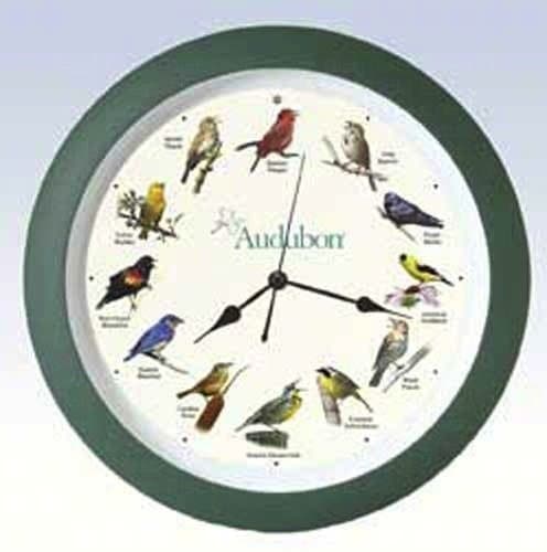 Audubon Singing Bird Clock - 13 Green by Audubon
