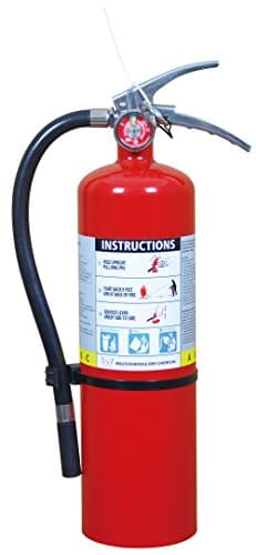 5lb Heavy Duty ABC Fire Extinguisher 3-A, 30-B: C Stainless Steel Handle w/ Vehicle Bracket/PD5LB-VB