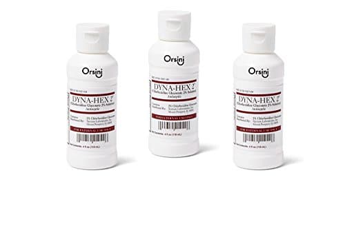 Orsini Dyna-Hex Skin Scrub Prep Solution, 2% 4 Oz (3 Pack)
