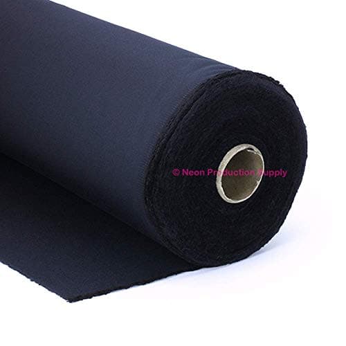 Duvetyne Commando Cloth - 100YD Roll x 54", 12oz, Black