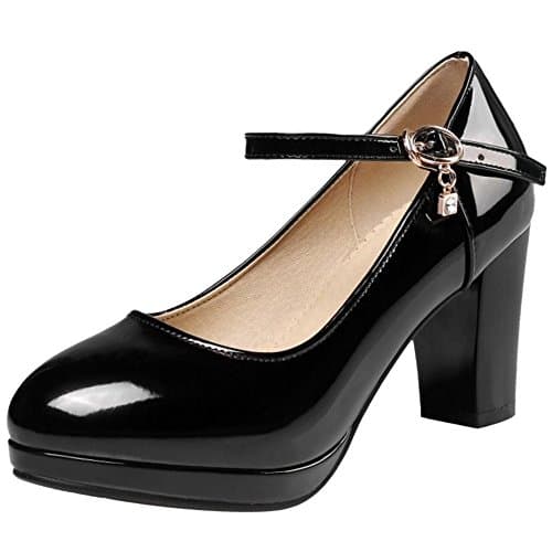VulusValas Women Solid Ankle Strap Court Shoes