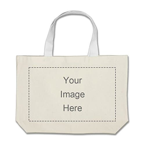 Design Custom Personalized Jumbo Tote Bag Create Image Or Text Print Cotton Beach or Shopping Tote Bag -Free Logo Setup (2 Sides)