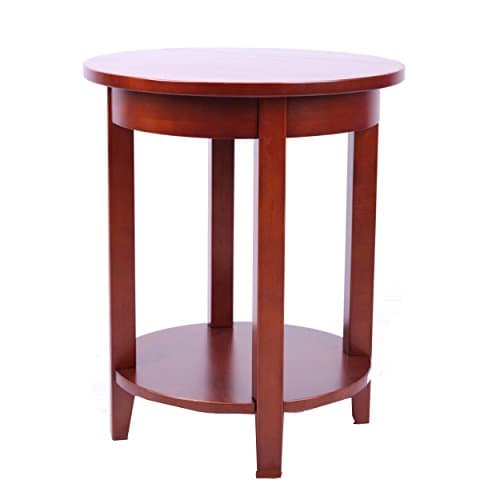 Alaterre Shaker Cottage Round Accent Table, Cherry