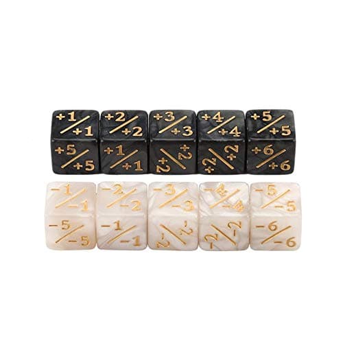 10x Dice Counters For Magic The Gathering Table Game Funny Dices