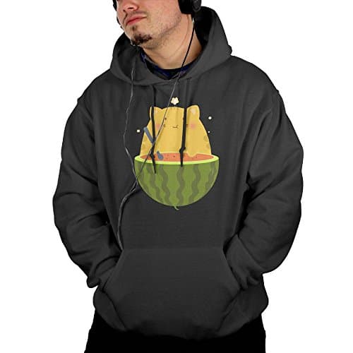 Men Watermelon Pullover Sweatshirts Hoodie With Front Pocket